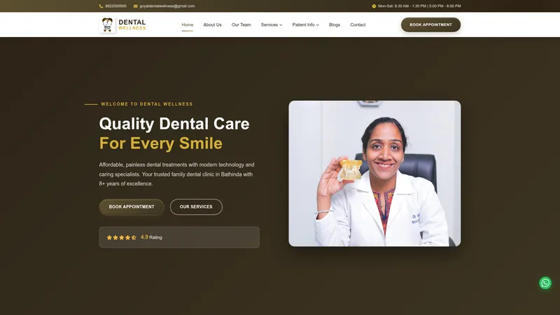 Bestdentistbathinda — Dental Wellness Bathinda