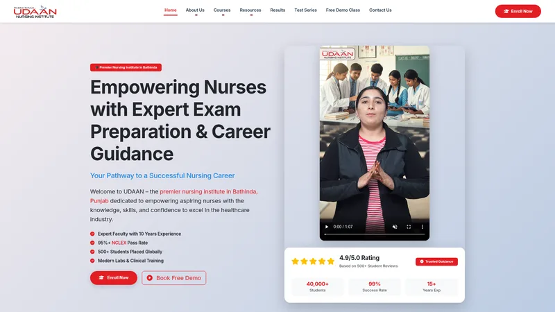 Udaannursinginstitute — Udaan Institute Academy