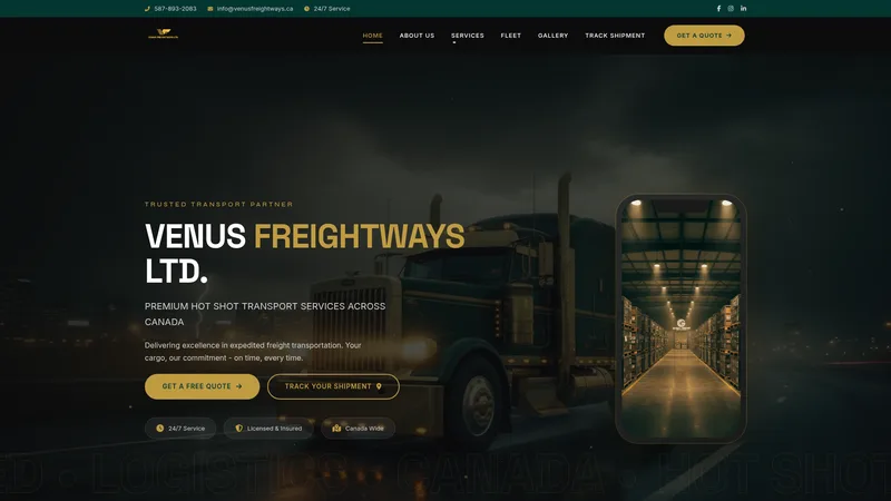 Venusfreightways — Freight / Logistics
