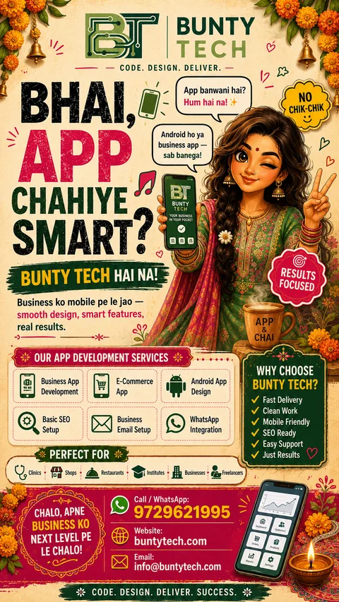 App development offer — Android, iOS and business app development